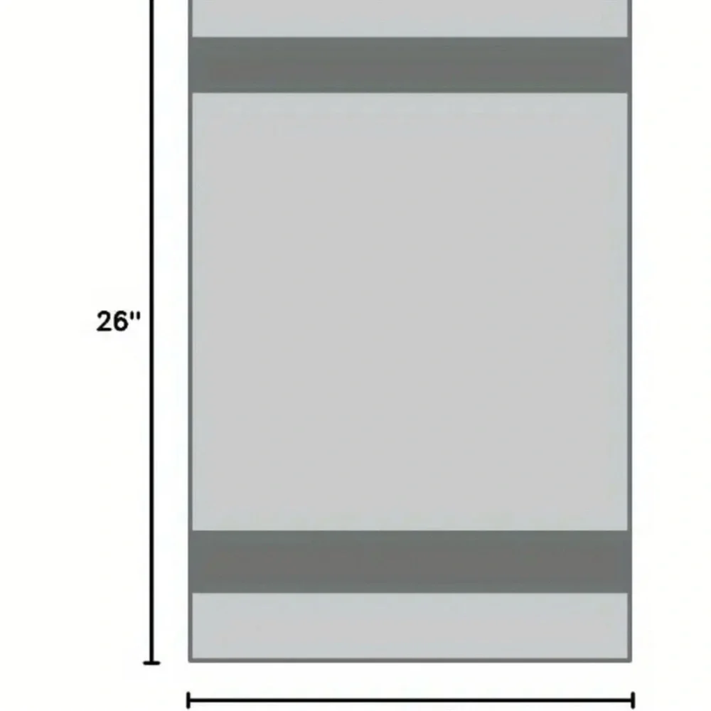 Kitchen decor towel Black and White 16x26